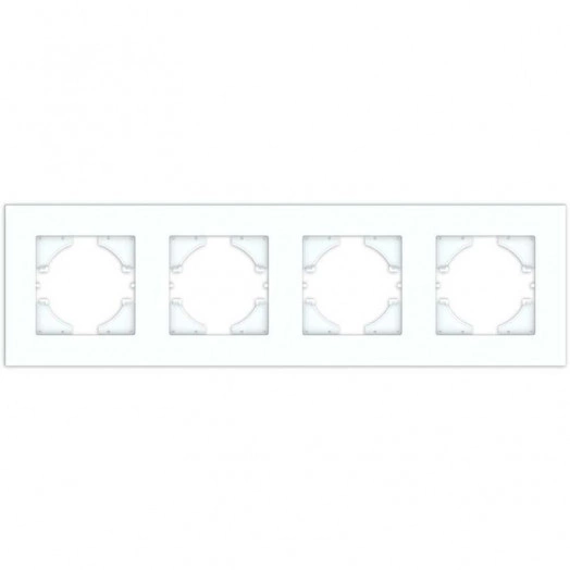 Рамка 4-местн City бел. GUSI С1114-001