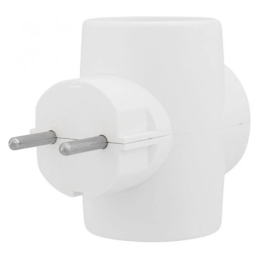 Разветвитель 3-м без заземл. 6-10А 220В Rexant 11-1081