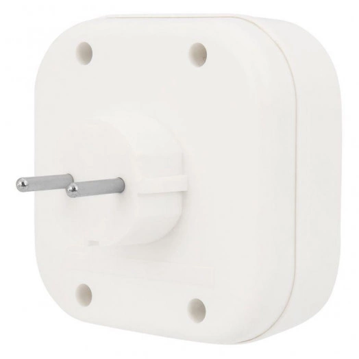 Разветвитель 4-м без заземл. 6-10А бел. Rexant 11-1072