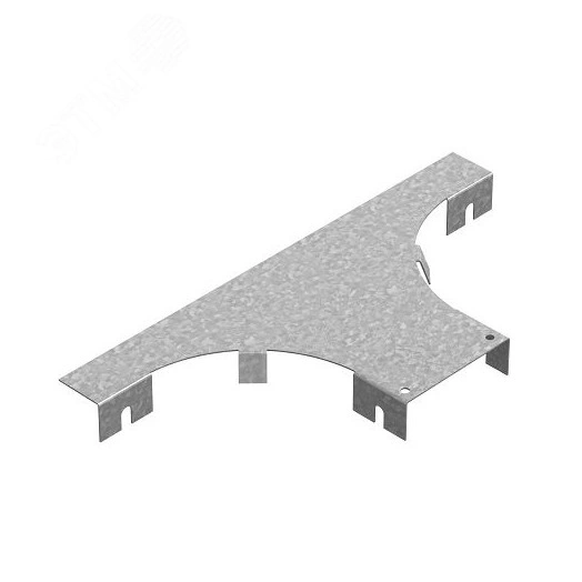 Крышка к ответвителю горизонтальному к лотку ПЛК 500, толщ. 1,2 мм, Сендзимир цинк