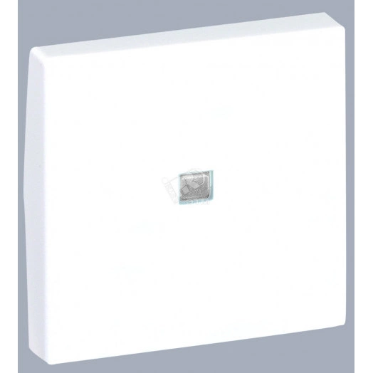 Connect Клавиша с индикатором для выключателя К304 45х45мм алюминий