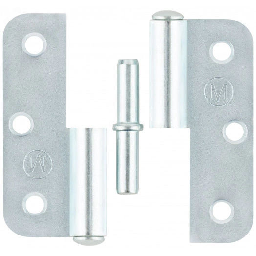 Петля накладная оцинкованная, тип ПН , 70 мм, правая