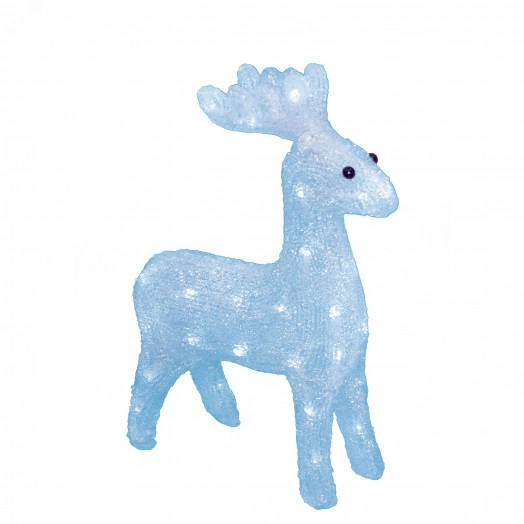 Фигура светодиодная Олень 40 светодиодов 37*11*39 см белый IP20 ULD-M3739-040/STA WHITE IP20 DEER