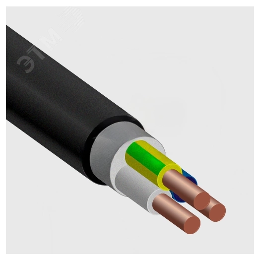 Кабель силовой ВВГ-нг(А)-LS 3х2.5 50м ТРТС