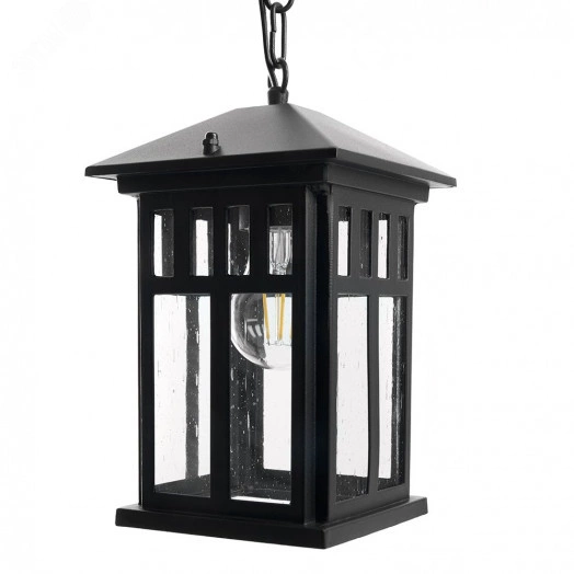 Светильник НСУ-60w цепь Е27 IP44 черный