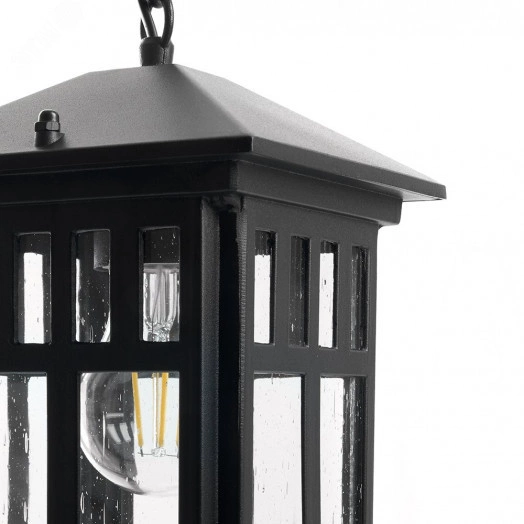 Светильник НСУ-60w цепь Е27 IP44 черный