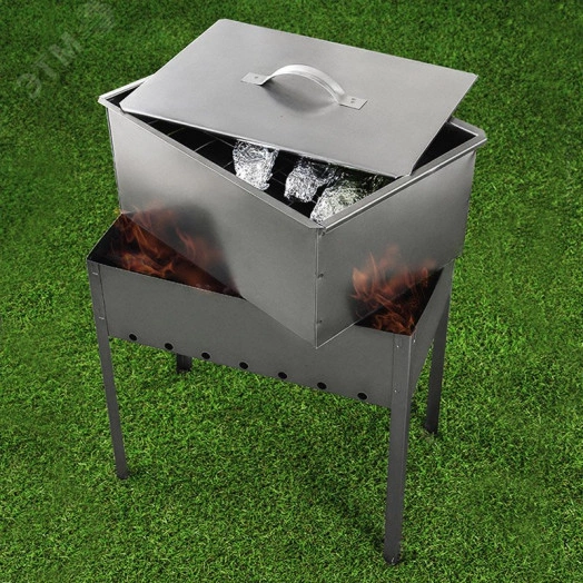 Коптильня Гурман-2 400х280х180, двухуровневая