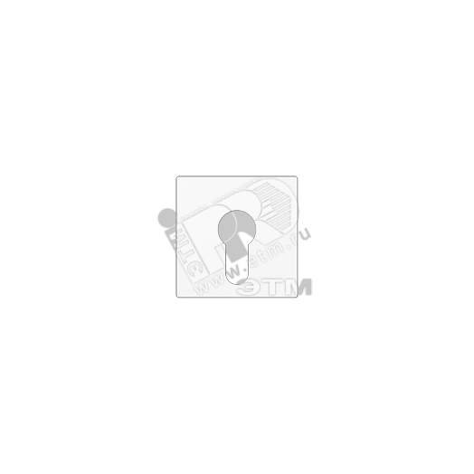 Крышка для выключателя с замком  белый