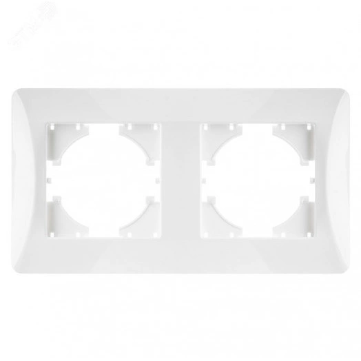 GUSI Ugra РАМКА 2-местная, цвет  белый.