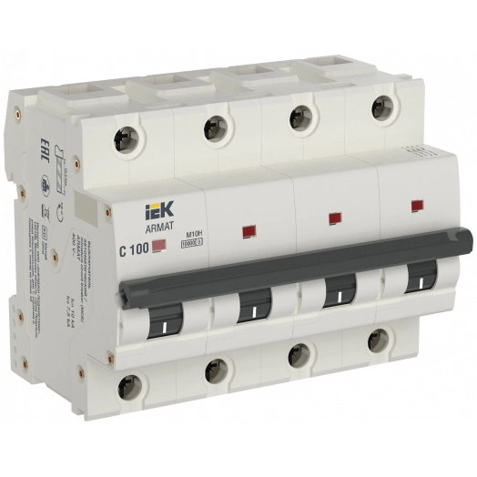 ARMAT Автоматический выключатель M10H 4P C 100A IEK