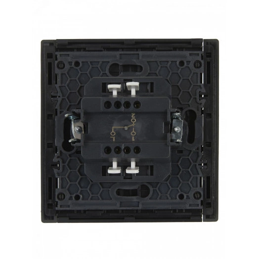 FORTE&PIANO Выключатель 1-клавишный проходной 10А FP303 серый IEK