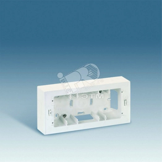 Коробка для наружного монтажа накладки 27721-35, 250х118х53мм, белый