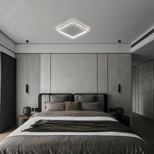 Светильник ДСО GU10 без лампы на подвесе черный золото