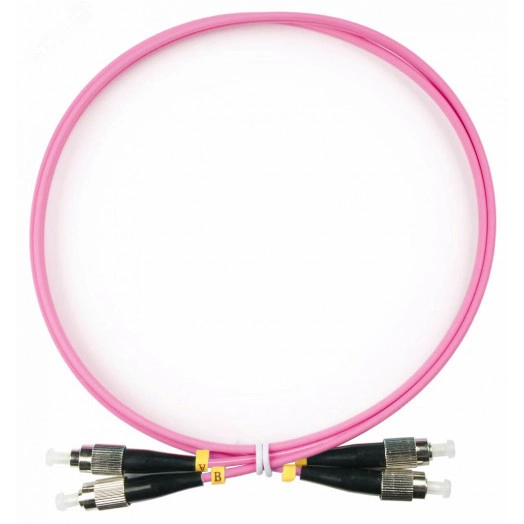 Шнур оптический duplex 1м FC-FC 50/125 мм OM4 LSZH