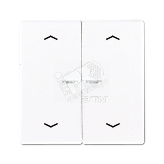 Клавиши для сдвоенной кнопки BCU  белые