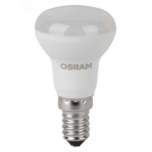 Лампа светодиодная LED 5 Вт E14 6500К 400Лм гриб 220 В (замена 40Вт) OSRAM