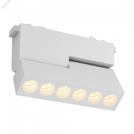 Светильник светодиодный трековый линейный Comfort/R L122 для магнитной системы Galakti 122х26х80 мм 6 Вт 4000 K 24 град CRI>90 белый