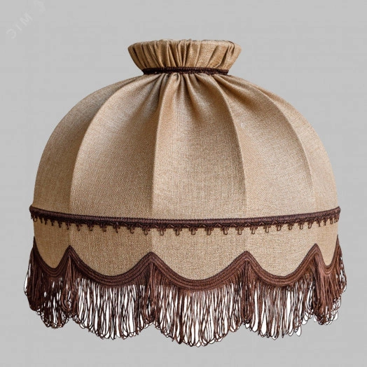 Абажур Ретро торшерный лён капучино