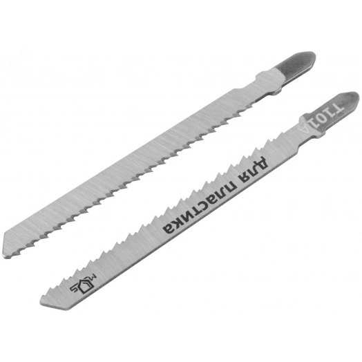 Полотна для лобзика, Т101A, по дереву, HCS, 100 мм, 2 шт.