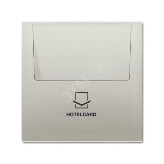 Накладка карточного выключателя (без механизма)  Серия LS990  Материал- ударопрочный термопласт  Цвет- благородная сталь