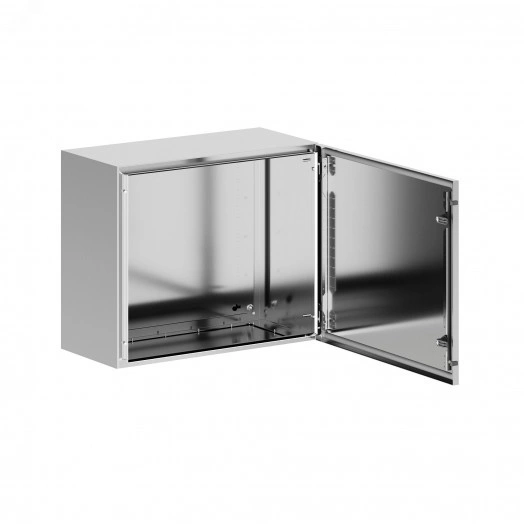 Корпус навесной STH с М/П, нержавеющая сталь AISI304, ВхШхГ 500x600x300 мм, с фланцем