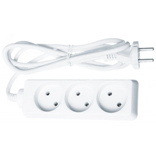 Удлинитель Navigator 61 310 NPE-S-03-500-X-2x1 без заземления 3 гн. 5м 16А ПВС 2х1.00