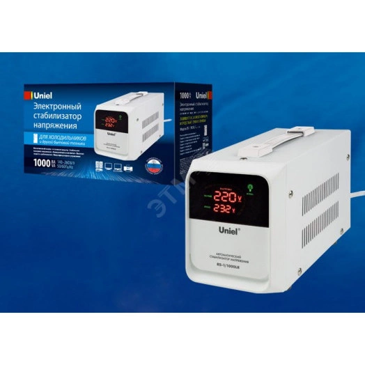 RS-1/1000LR Стабилизатор напряжения для холодильников. Однофазный релейный. 1000ВА. Напольный. TM .