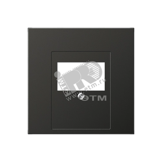 Накладка для USB розетки (ТАЕ гнезда)  Серия LS990  Материал- металл  Цвет- антрацит