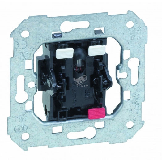 Выключатель проходной с контрольной подсветкой, 10А 250В, S82,82N,88, механизм