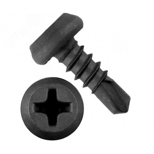 Саморез 3,5х9,5 для листового металла сверло фосфатированный