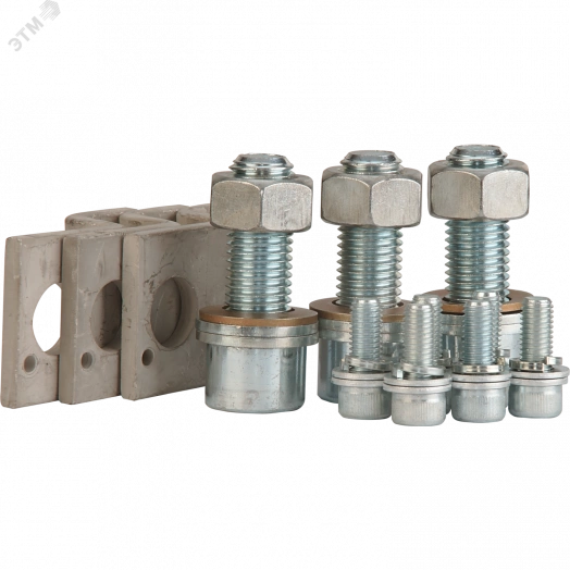 Комплект выводов для переднего присоединения двумя шинами или двумя кабелями с кабельными наконечниками М20, (количество 3шт.)