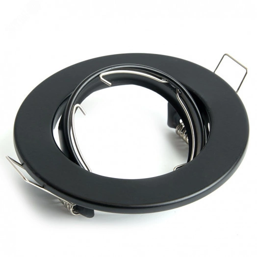 Светильник ИВО-50w G5.3 поворотный черный матовый