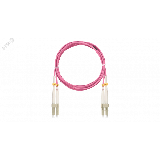 Шнур оптический соединительный мм 50/125 OM4 LC/UPC-LC/UPC двойной LSZH