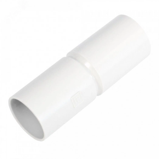 Патрубок-муфта белая д16 (100шт/1200шт уп/кор)