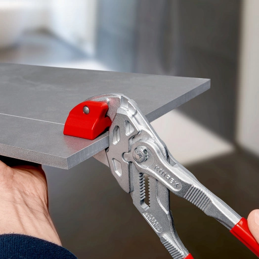 Клещи для точного разламывания кафельной плитки L-250 мм хромированные обливные рукоятки блистер