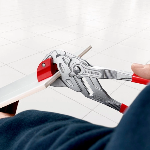 Клещи для точного разламывания кафельной плитки L-250 мм хромированные обливные рукоятки блистер