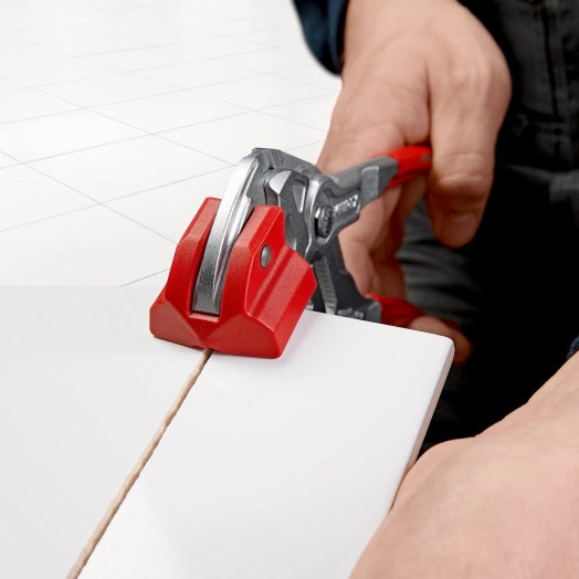 Клещи для точного разламывания кафельной плитки L-250 мм хромированные обливные рукоятки блистер