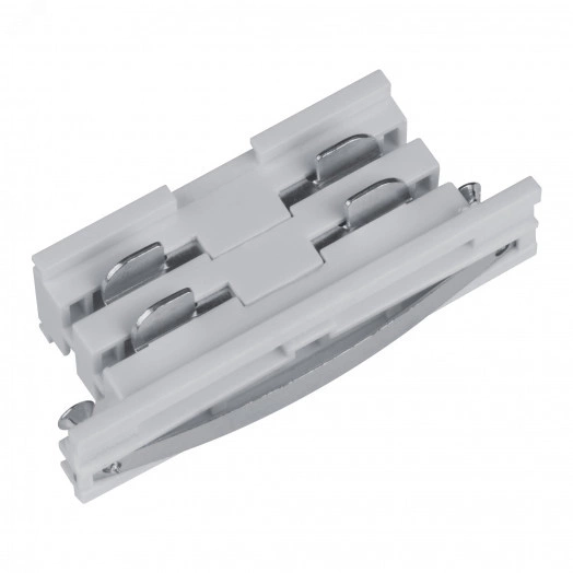 Соединитель для шинопроводов прямой внутренний Трехфазный  серебряныйUBX-A11 SILVER 1 POLYBAG