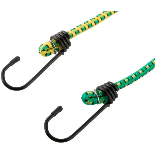 Ремни багажные резиновые, стальные крючки, 2 шт, 7х800 мм