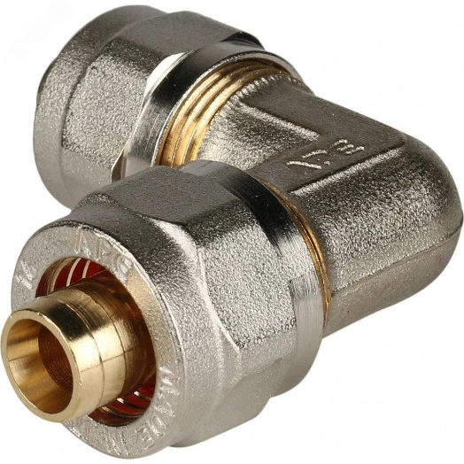 Угольник 16 для металлопластиковых труб, винтовой