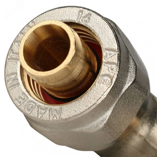 Угольник 16 для металлопластиковых труб, винтовой