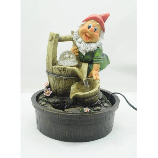 Фонтан настольный Гном Хозяин 31 см (4/32) GANF-02