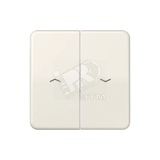 Клавиши для выключателя управления жалюзи 509VU и 539VU  слоновая кость