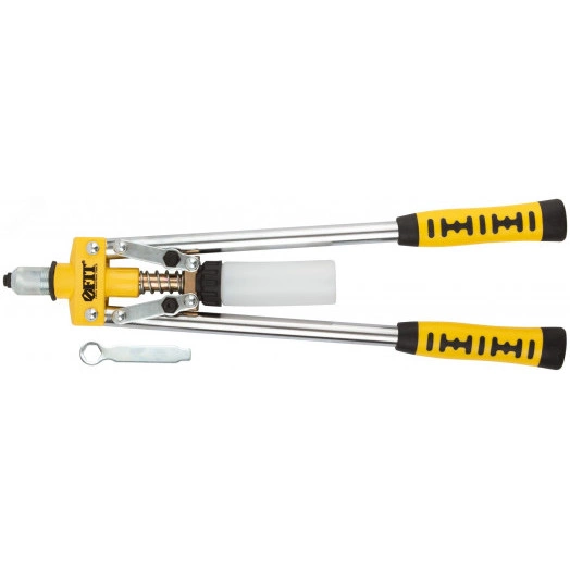 Заклепочник усиленный с длинными ручками, пластиковый контейнер 3.2-4.8 мм (430 мм)