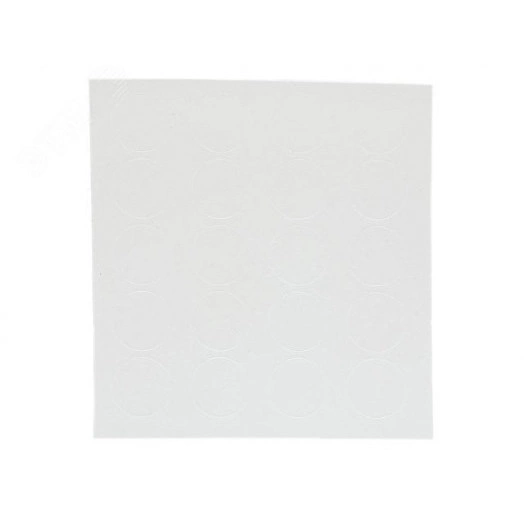 Заглушка самоклеящаяся D18 белая (21 шт.)