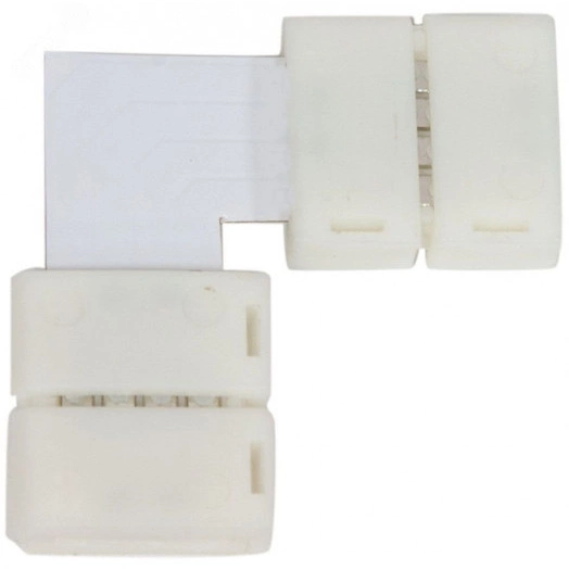 Комплект L коннекторов с соединителем для светодиодной ленты (5050/10мм)