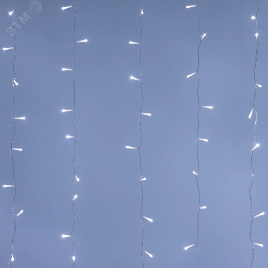 Гирлянда светодиодная декоративная ARD-CURTAIN-HOME-2000x2500-CLEAR-300LED White (230V, 12W) (ARDCL, IP20)