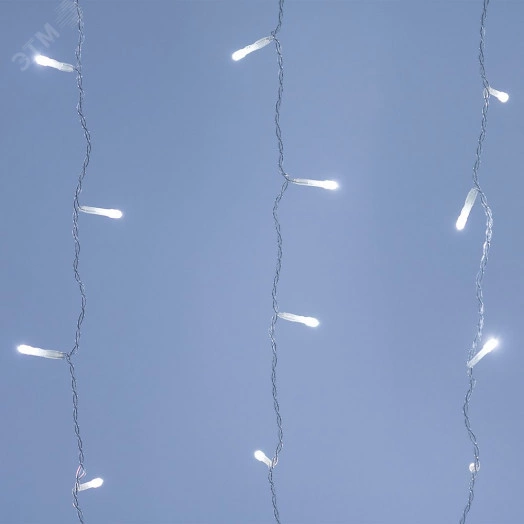 Гирлянда светодиодная декоративная ARD-CURTAIN-HOME-2000x2500-CLEAR-300LED White (230V, 12W) (ARDCL, IP20)