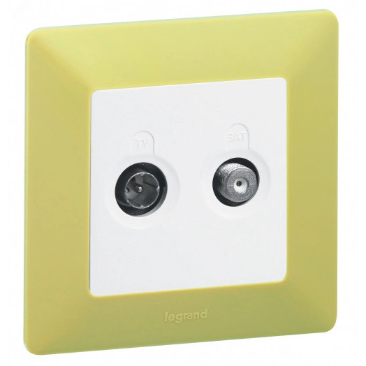 Valena LIFE Лицевая панель для розеток TV-SAT Белая