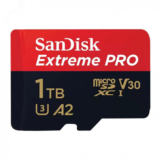 Карта памяти 1TB MicroSD Extreme Pro UHS I, V30, U3, A2, SDXC, 200 МБ/с, Class 10